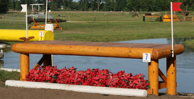 crosshindernissen waterinsprong aanlegsteiger